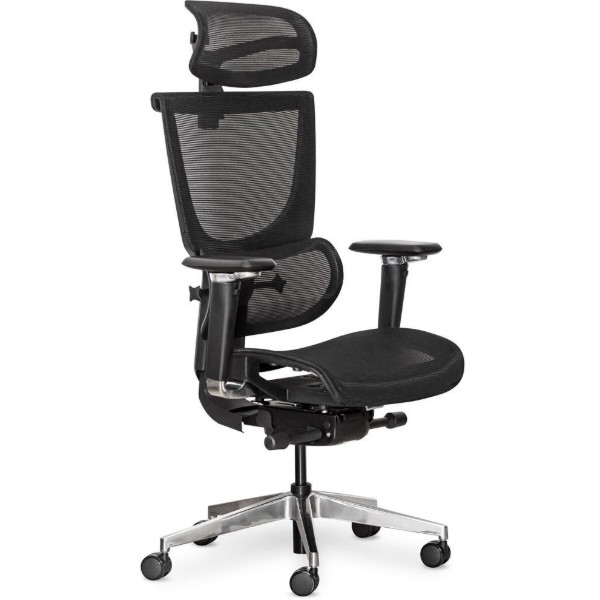 Фото - Крісло офісне Mealux S8 Air Black (HF-S8P M/B)